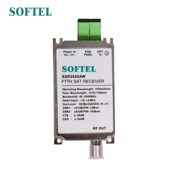 Penerima Satelit Serat Optik